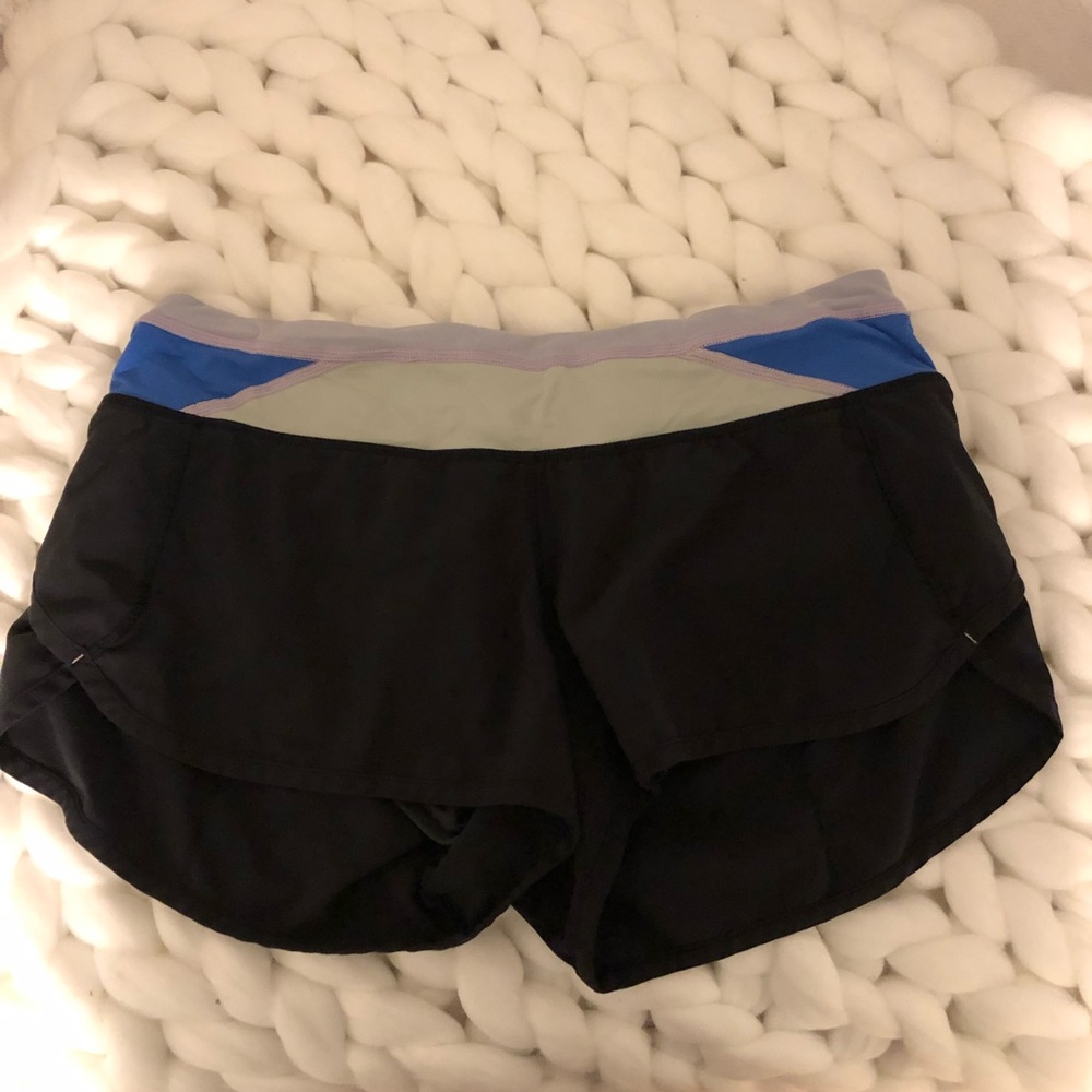 Black lululemon shorts